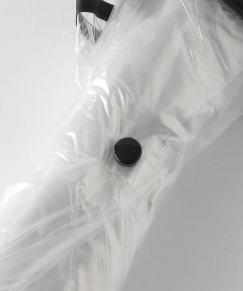 green label relaxing（グリーンレーベルリラクシング）の「＜estaa＞ クリア FLDG アンブレラ / 傘 / 折りたたみ / レイン（折りたたみ傘・レディース・ブラック/ライトグレー・FREE）」の8枚目の写真