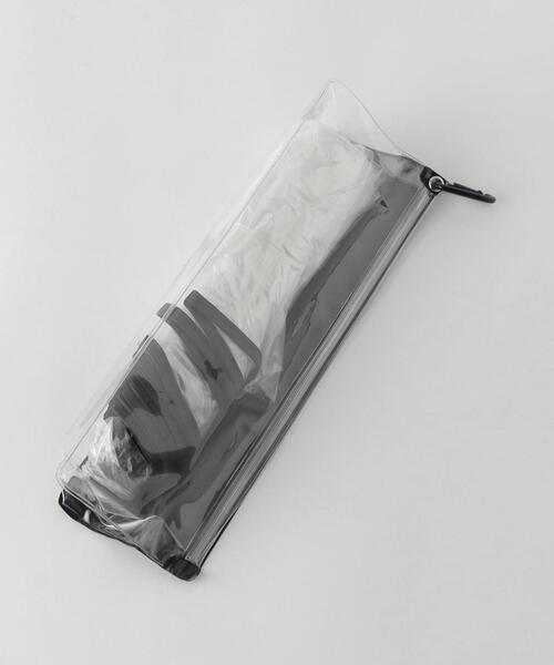 green label relaxing（グリーンレーベルリラクシング）の「＜estaa＞ クリア FLDG アンブレラ / 傘 / 折りたたみ / レイン（折りたたみ傘・レディース・ブラック/ライトグレー・FREE）」の7枚目の写真