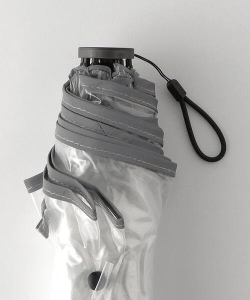 green label relaxing（グリーンレーベルリラクシング）の「＜estaa＞ クリア FLDG アンブレラ / 傘 / 折りたたみ / レイン（折りたたみ傘・レディース・ブラック/ライトグレー・FREE）」の17枚目の写真