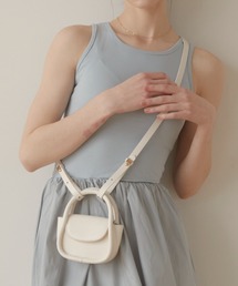【最終値下げ】acym ショルダーバッグ　ブラウン　アシーム　美品 アシメトリック ショルダーバッグ - ブラウン | CHARLES & KEITH