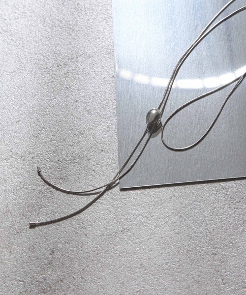 NILWAY（ニルウェイ）の「ループタイネックレス（ネックレス・メンズ・シルバー系その他/シルバー・FREE）」の3枚目の写真