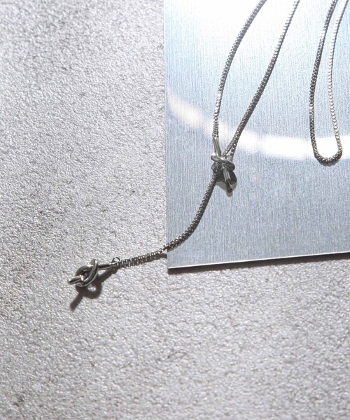 NILWAY（ニルウェイ）の「ループタイネックレス（ネックレス・メンズ・シルバー系その他/シルバー・FREE）」の4枚目の写真
