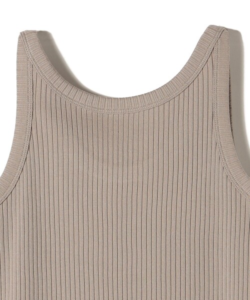 SHIPS Primary Navy Label:丸胴 テレコ タンクトップ（タンク