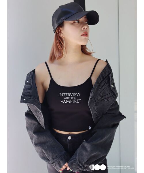 EVRIS(エヴリス)の「10周年記念【ワーナーコラボ】ロゴ刺繍ビスチェ(キャミソール・レディース・ホワイト/ブラック・FREE)」の11枚目の写真