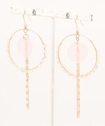 【Milimili】天然石×シェルピアス