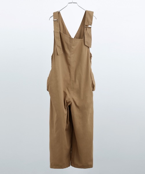 Fashion Letter(ファッションレター)の「大きいサイズ アシメサスペンダー サロペットパンツ(サロペット/オーバーオール・レディース・カーキ/ブラック/ベージュ・M~L/LL~3L/4L~5L)」の11枚目の写真