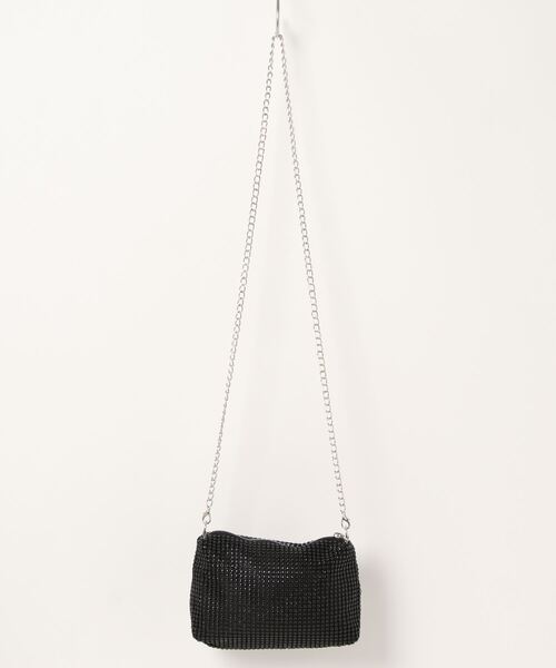 Jelly moo（ジェリームー）の「【 Jelly moo / ジェリームー 】 メッシュ 2WAY ショルダー チェーン バッグ / イブニングバッグ（ハンドバッグ・レディース・ブラック/シルバー/ゴールド・FREE）」の18枚目の写真