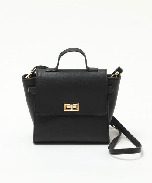 NOLLEY’S（ノーリーズ）の「◇【WEB限定】かぶせハンドバッグ（ハンドバッグ・レディース・ブラウン/ブラック/ベージュ・FREE）」の2枚目の写真