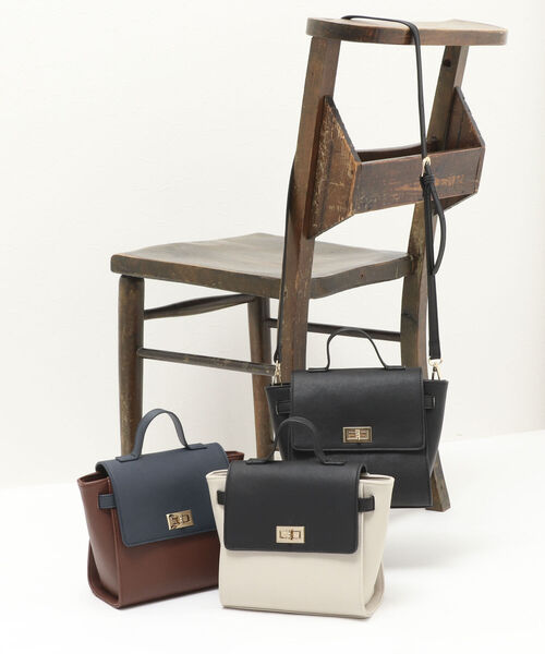 NOLLEY’S（ノーリーズ）の「◇【WEB限定】かぶせハンドバッグ（ハンドバッグ・レディース・ブラウン/ブラック/ベージュ・FREE）」の11枚目の写真