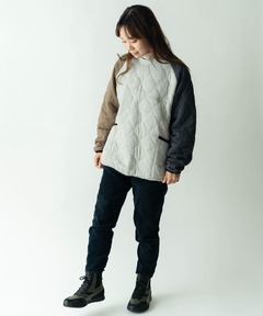 ウェーブキルトクルーネック