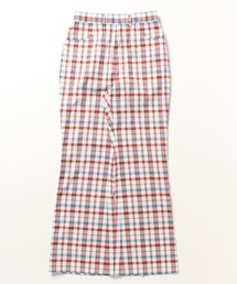 fridge（フリッジ）の「【FARAH】ファーラー Flare Pants Souvenir Check（デニムパンツ）」