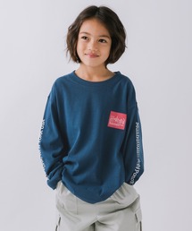 【Manhattan Portage(マンハッタンポーテージ)】プリント 長袖Tシャツ(KIDS)