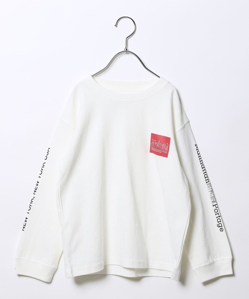 Manhattan Portage（マンハッタンポーテージ）の「【Manhattan Portage(マンハッタンポーテージ)】プリント 長袖Tシャツ（KIDS）（Tシャツ/カットソー・キッズ・ブラック/オフホワイト/ブルー/グリーン・110cm/130cm/150cm）」の9枚目の写真