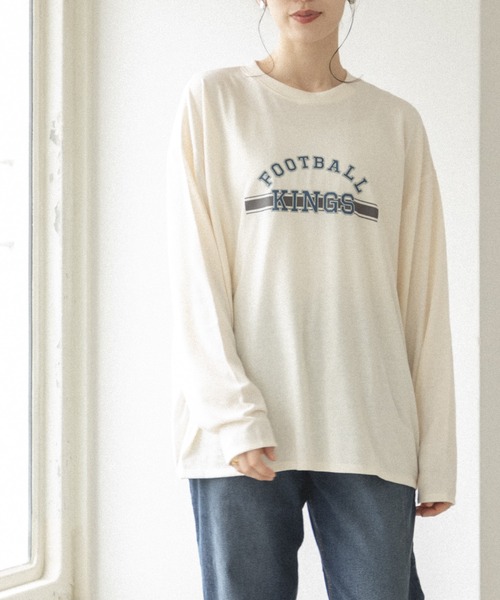 pairmanon(ペアマノン)の「【かぞくおそろい】【大人ユニセックス】オリジナル プリント グラフィック 長袖 Tシャツ(Tシャツ/カットソー・レディース・ベージュ系その他/ブラウン系その他5/ホワイト系その他3/ホワイト系その他/ブラウン系その他3/ブラウン系その他6/ブラック系その他/ベージュ系その他3/ブラック系その他5/ベージュ系その他2・L/M)」の1枚目の写真