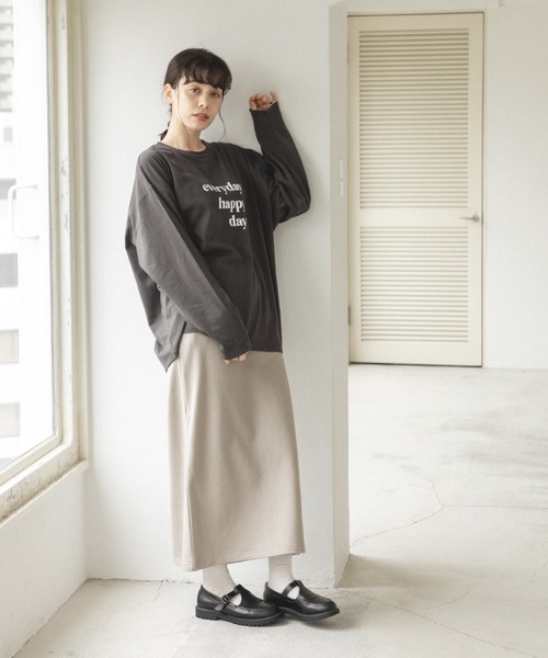 pairmanon(ペアマノン)の「【かぞくおそろい】【大人ユニセックス】オリジナル プリント グラフィック 長袖 Tシャツ(Tシャツ/カットソー・レディース・ベージュ系その他/ブラウン系その他5/ホワイト系その他3/ホワイト系その他/ブラウン系その他3/ブラウン系その他6/ブラック系その他/ベージュ系その他3/ブラック系その他5/ベージュ系その他2・L/M)」の16枚目の写真