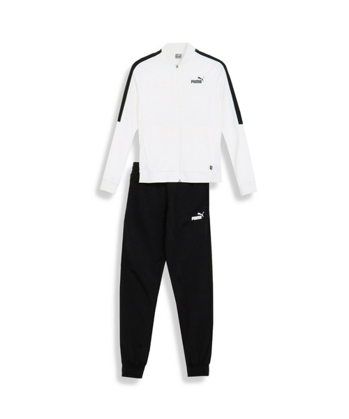 PUMA（プーマ）の「PUMA プーマ ウィメンズ ベースボール トリコット トレーニングスーツ 上下セット（ジャージ・レディース・ホワイト/ブラック/レッド系その他・MEDIUM/LARGE/SMALL/X-LARGE）」の2枚目の写真