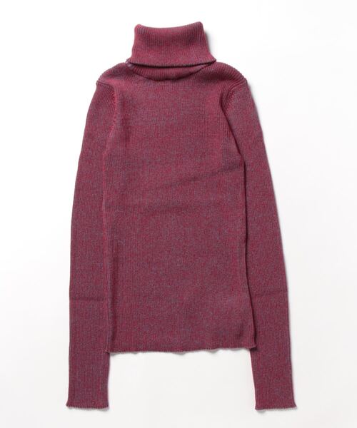 jouetie（ジュエティ）の「ベーシックカラータートルニット（ニット/セーター・レディース・ブルー/パープル系その他3/アイボリー/ブラック/レッド/ピンク/グリーン/パープル/その他1/その他2/シルバー・MEDIUM）」の9枚目の写真