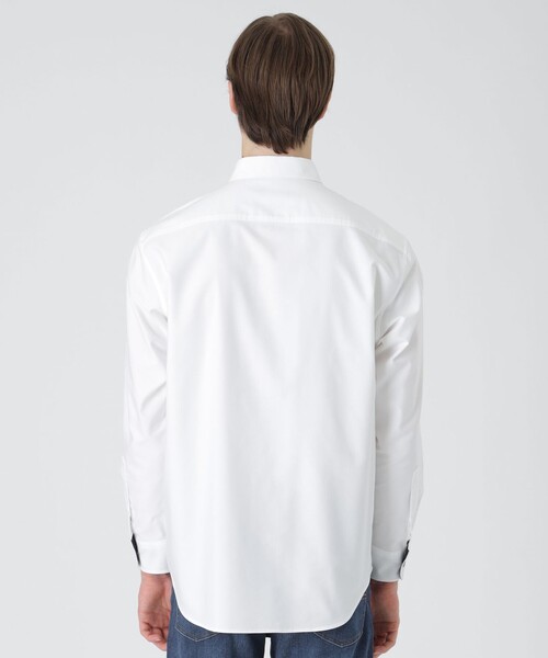BLACK LABEL CRESTBRIDGE（ブラックレーベル・クレストブリッジ）の「サスティナブルオックスシャツ（シャツ/ブラウス・メンズ・ブラック/ネイビー/オフホワイト/ピンク系その他3・M/L/XL/S）」の15枚目の写真