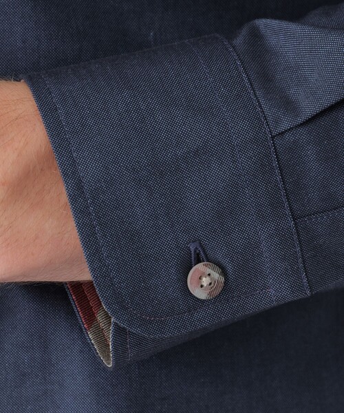 BLACK LABEL CRESTBRIDGE（ブラックレーベル・クレストブリッジ）の「サスティナブルオックスシャツ（シャツ/ブラウス・メンズ・ブラック/ネイビー/オフホワイト/ピンク系その他3・M/L/XL/S）」の18枚目の写真