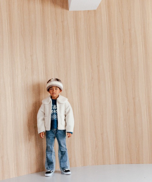 LOWRYS FARM（ローリーズファーム）の「パッチワークフレアデニム　965011（デニムパンツ・キッズ・ブルー・120cm/130cm/110cm/140cm/150cm）」の12枚目の写真