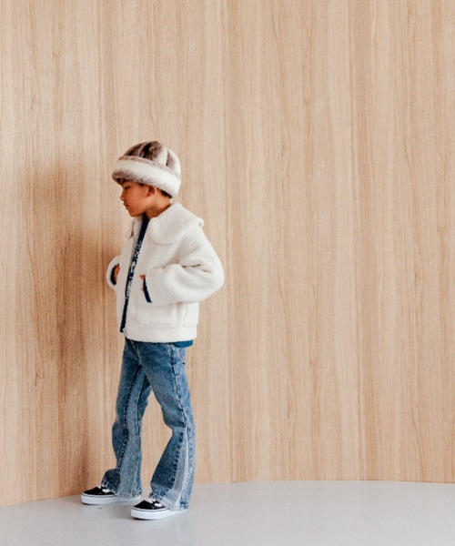 LOWRYS FARM（ローリーズファーム）の「パッチワークフレアデニム　965011（デニムパンツ・キッズ・ブルー・120cm/130cm/110cm/140cm/150cm）」の13枚目の写真