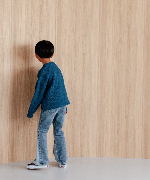 LOWRYS FARM（ローリーズファーム）の「パッチワークフレアデニム　965011（デニムパンツ・キッズ・ブルー・120cm/130cm/110cm/140cm/150cm）」の15枚目の写真