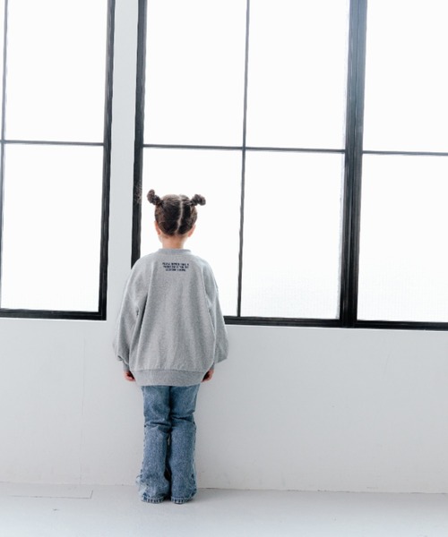 LOWRYS FARM（ローリーズファーム）の「パッチワークフレアデニム　965011（デニムパンツ・キッズ・ブルー・120cm/130cm/110cm/140cm/150cm）」の6枚目の写真