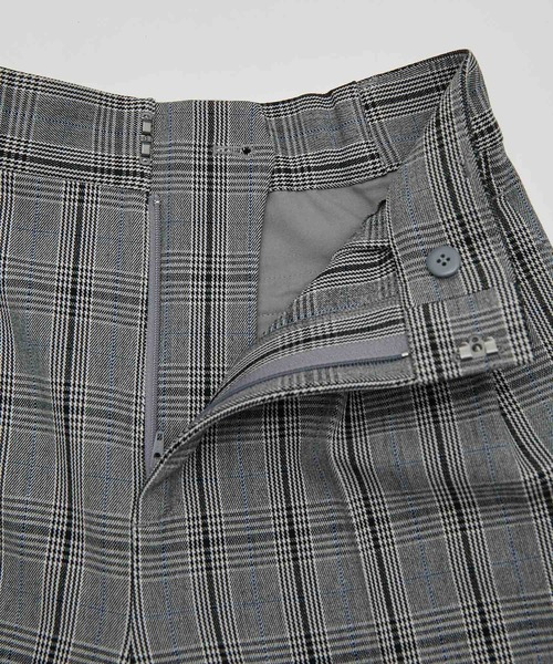 ROPE' PICNIC（ロペピクニック）の「リンクコーデ/チェックタックワイドパンツ（その他パンツ・レディース・ダークブラウン/オフホワイト・36/38/40）」の19枚目の写真