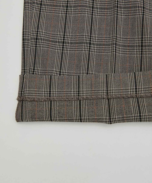 ROPE' PICNIC（ロペピクニック）の「リンクコーデ/チェックタックワイドパンツ（その他パンツ・レディース・ダークブラウン/オフホワイト・36/38/40）」の21枚目の写真