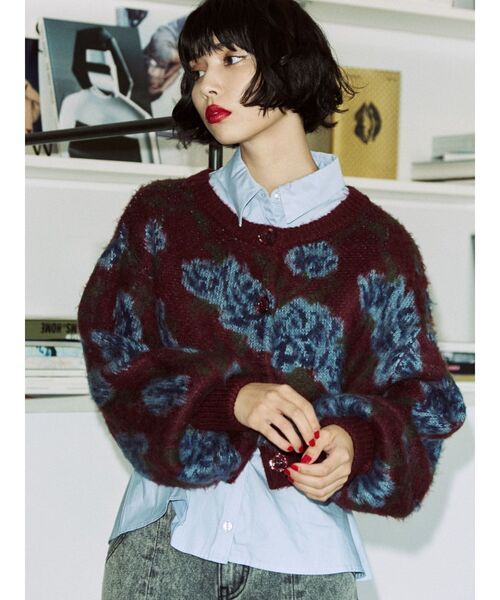 jouetie（ジュエティ）の「ペプラムフィットシャツ（シャツ/ブラウス・レディース・オフホワイト/ブルー/ブラック・MEDIUM）」の11枚目の写真