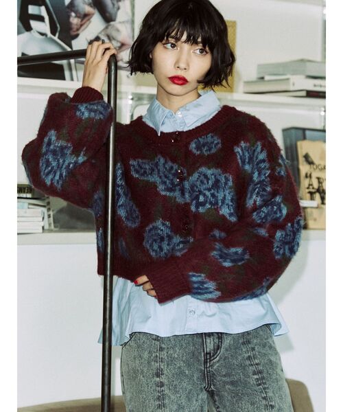 jouetie（ジュエティ）の「ペプラムフィットシャツ（シャツ/ブラウス・レディース・オフホワイト/ブルー/ブラック・MEDIUM）」の12枚目の写真