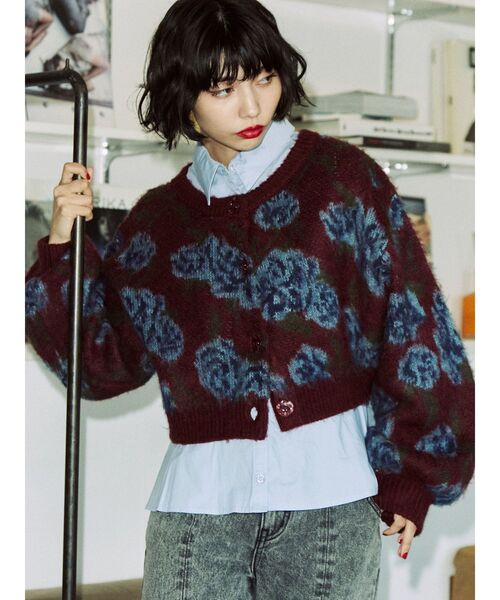 jouetie（ジュエティ）の「ペプラムフィットシャツ（シャツ/ブラウス・レディース・オフホワイト/ブルー/ブラック・MEDIUM）」の13枚目の写真