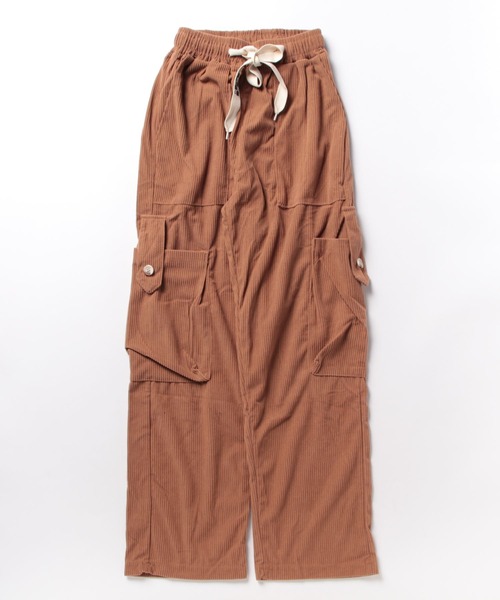 Burner(バーナー)の「【OKUOKU 0909】コーデュロイ カーゴパンツ oku-bottom-703613243139-28 N1(カーゴパンツ・メンズ・ブラウン/アイボリー/ブラック・L/M)」の1枚目の写真
