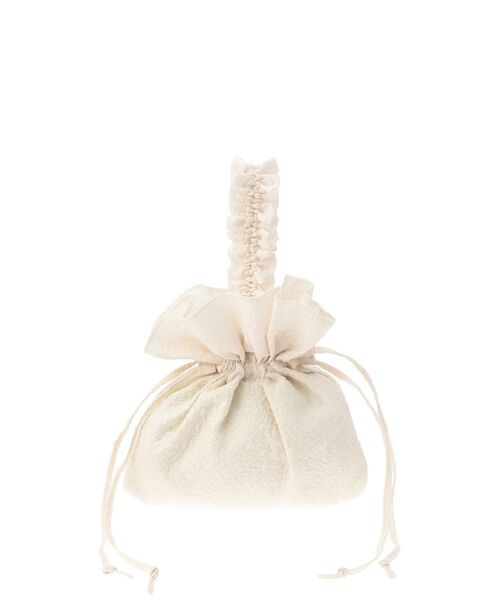 Ungrid（アングリッド）の「ギャザーハンドルバッグ（ハンドバッグ・レディース・オフホワイト/ブラック・FREE）」の11枚目の写真