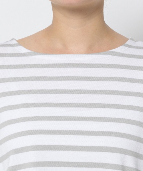 LOWRYS FARM(ローリーズファーム)の「バスクボーダーLS 966671(Tシャツ/カットソー・レディース・ブラック/パープル/グレー/ブルー・FREE)」の15枚目の写真
