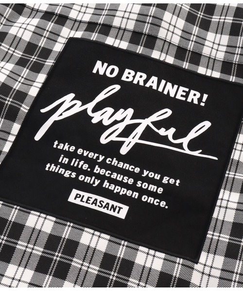 ANAP kids(アナップキッズ)の「ボックスチェックシャツ(シャツ/ブラウス・キッズ・ブラック/ベージュ・110cm/130cm/120cm)」の13枚目の写真