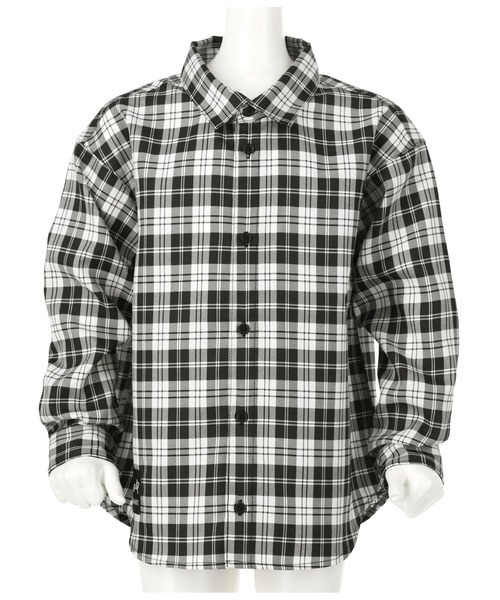 ANAP kids(アナップキッズ)の「ボックスチェックシャツ(シャツ/ブラウス・キッズ・ブラック/ベージュ・110cm/130cm/120cm)」の10枚目の写真