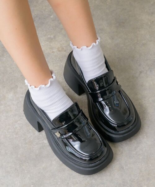 ems excite（エムズエキサイト）の「厚底ローファー（その他シューズ・レディース・ブラック/その他1・LARGE/MEDIUM）」の2枚目の写真