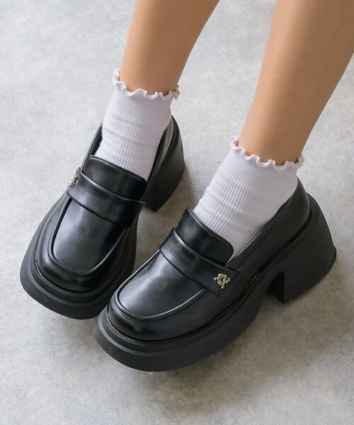 ems excite（エムズエキサイト）の「厚底ローファー（その他シューズ・レディース・ブラック/その他1・LARGE/MEDIUM）」の4枚目の写真