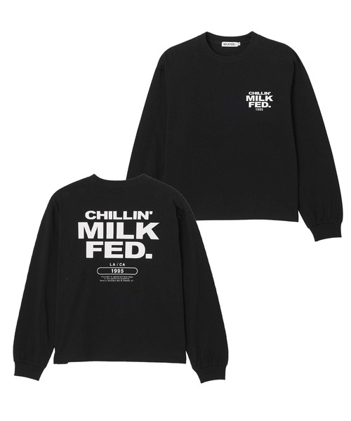 MILKFED.（ミルクフェド）の「CHILLIN L/S TEE（Tシャツ/カットソー・レディース・ライトブルー/ホワイト/ブラック・M/L）」の15枚目の写真