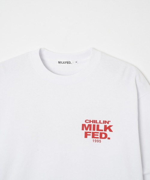 MILKFED.（ミルクフェド）の「CHILLIN L/S TEE（Tシャツ/カットソー・レディース・ライトブルー/ホワイト/ブラック・M/L）」の19枚目の写真