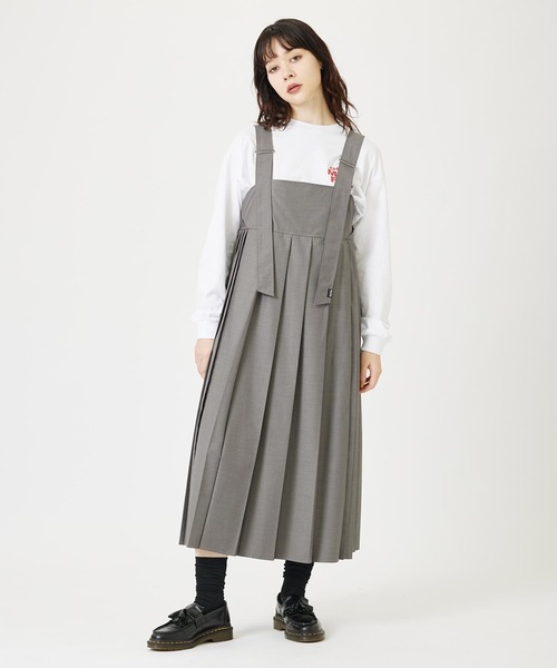 MILKFED.（ミルクフェド）の「CHILLIN L/S TEE（Tシャツ/カットソー・レディース・ライトブルー/ホワイト/ブラック・M/L）」の6枚目の写真