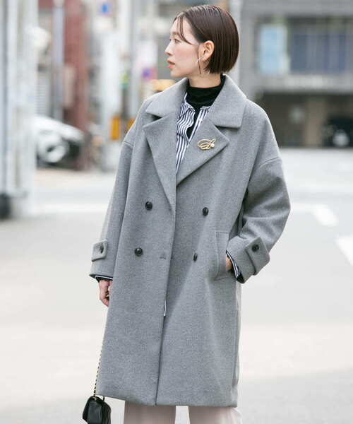 『UR TECH』F by ROSSO　ビッグカラーコート F by ROSSO（エフバイロッソ）の「『UR TECH』F by ROSSO ビッグ