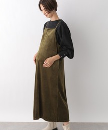LEPSIM（レプシィム）の「【産前・産後対応】マタニティ／コーデュロイキャミワンピース　975495（マタニティウェア/グッズ・レディース）」
