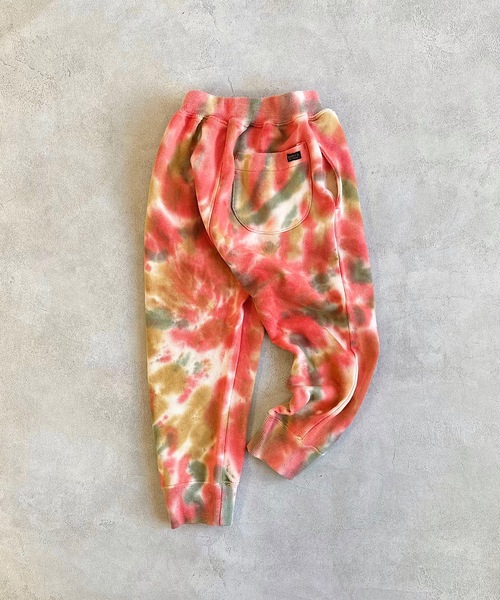 BIG FIELD（ビッグフィールド）の「タイダイスウェットパンツ（80～150cm）（スウェットパンツ・キッズ・オレンジ/ブルー・100/140/130/110/90/150/80/120/95）」の2枚目の写真