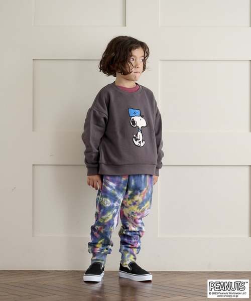 BIG FIELD（ビッグフィールド）の「タイダイスウェットパンツ（80～150cm）（スウェットパンツ・キッズ・オレンジ/ブルー・100/140/130/110/90/150/80/120/95）」の8枚目の写真