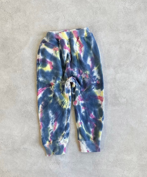 BIG FIELD（ビッグフィールド）の「タイダイスウェットパンツ（80～150cm）（スウェットパンツ・キッズ・オレンジ/ブルー・100/140/130/110/90/150/80/120/95）」の4枚目の写真