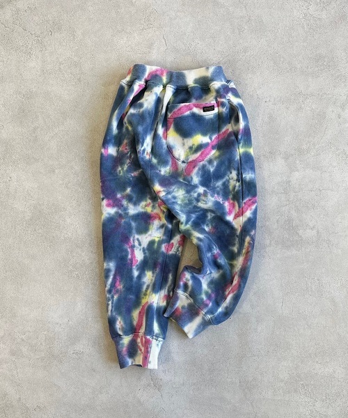 BIG FIELD（ビッグフィールド）の「タイダイスウェットパンツ（80～150cm）（スウェットパンツ・キッズ・オレンジ/ブルー・100/140/130/110/90/150/80/120/95）」の3枚目の写真