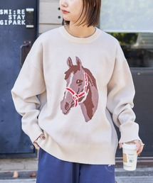 GEVACO | 【GEVACO/ゲバコ】 馬柄ジャガードセーター(ニット/セーター)