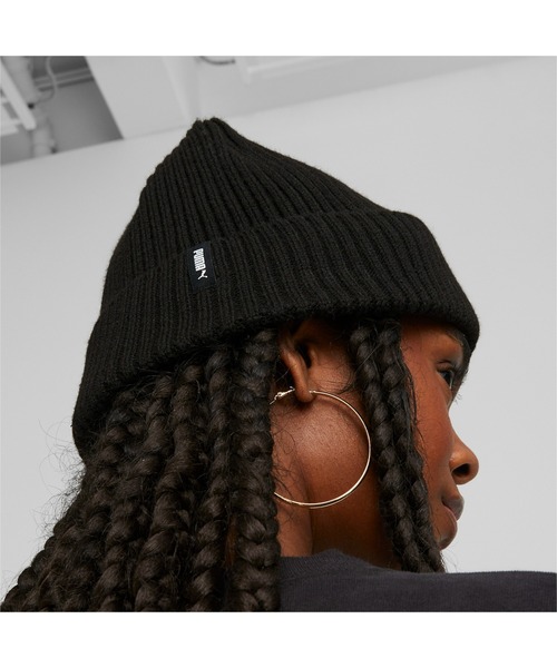 PUMA(プーマ)の「PUMA プーマ ユニセックス プーマ クラシック カフ ビーニー(ニットキャップ/ビーニー・メンズ・サンドベージュ/ブラック/ピンク・フリー)」の4枚目の写真
